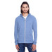 Unisex Triblend Full-Zip Light Hoodie