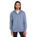 Unisex Triblend French Terry Full-Zip