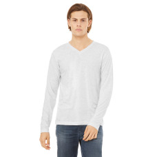 Unisex Jersey Long-Sleeve V-Neck T-Shirt