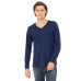 Unisex Jersey Long-Sleeve V-Neck T-Shirt