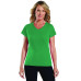 Ladies' V-Neck Fine Jersey T-Shirt