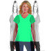 Ladies' V-Neck Fine Jersey T-Shirt