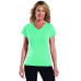 Ladies' V-Neck Fine Jersey T-Shirt