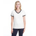 Ladies' Soccer Ringer Fine Jersey T-Shirt