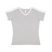 Ladies' Soccer Ringer Fine Jersey T-Shirt