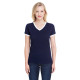 Ladies' Soccer Ringer Fine Jersey T-Shirt