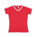 Ladies' Soccer Ringer Fine Jersey T-Shirt