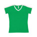 Ladies' Soccer Ringer Fine Jersey T-Shirt