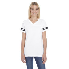Ladies' Football Fine Jersey T-Shirt
