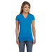 Ladies' Junior Fit V-Neck Fine Jersey T-Shirt