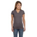 Ladies' Junior Fit V-Neck Fine Jersey T-Shirt