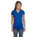 Ladies' Junior Fit V-Neck Fine Jersey T-Shirt