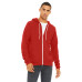 Unisex Poly-Cotton Fleece Full-Zip Hoodie