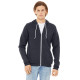 Unisex Poly-Cotton Fleece Full-Zip Hoodie