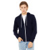 Unisex Poly-Cotton Fleece Full-Zip Hoodie