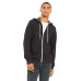 Unisex Poly-Cotton Fleece Full-Zip Hoodie