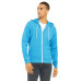 Unisex Poly-Cotton Fleece Full-Zip Hoodie