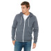 Unisex Poly-Cotton Fleece Full-Zip Hoodie