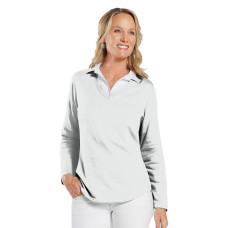 Ladies' V-Neck French Terry Pullover