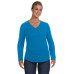Ladies' V-Neck French Terry Pullover
