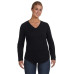 Ladies' V-Neck French Terry Pullover
