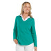 Ladies' V-Neck French Terry Pullover