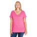 Ladies' Curvy V-Neck Premium Jersey T-Shirt