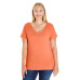 Ladies' Curvy V-Neck Premium Jersey T-Shirt