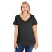 Ladies' Curvy V-Neck Premium Jersey T-Shirt