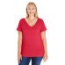 Ladies' Curvy V-Neck Premium Jersey T-Shirt