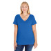 Ladies' Curvy V-Neck Premium Jersey T-Shirt