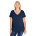 Ladies' Curvy V-Neck Premium Jersey T-Shirt