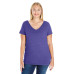 Ladies' Curvy V-Neck Premium Jersey T-Shirt