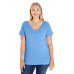 Ladies' Curvy V-Neck Premium Jersey T-Shirt