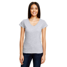 Ladies' Lightweight Fitted V-Neck T-Shirt