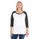 Ladies' Curvy Baseball Premium Jersey T-Shirt
