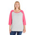 Ladies' Curvy Baseball Premium Jersey T-Shirt