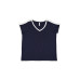 Ladies' Curvy Soccer Ringer Premium