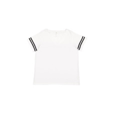 Ladies' Curvy Football Premium Jersey T-Shirt