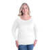 Ladies' Curvy Slouchy French Terry Pullover