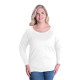 Ladies' Curvy Slouchy French Terry Pullover