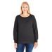 Ladies' Curvy Slouchy French Terry Pullover