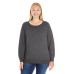Ladies' Curvy Slouchy French Terry Pullover