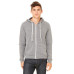 Unisex Triblend Sponge Fleece Full-Zip Hoodie