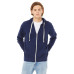 Unisex Triblend Sponge Fleece Full-Zip Hoodie