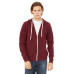 Unisex Triblend Sponge Fleece Full-Zip Hoodie