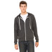 Unisex Triblend Sponge Fleece Full-Zip Hoodie