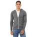 Unisex Triblend Full-Zip Lightweight Hoodie