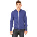 Unisex Triblend Full-Zip Lightweight Hoodie