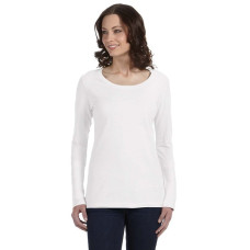 Ladies' Featherweight Long-Sleeve Scoop T-Shirt